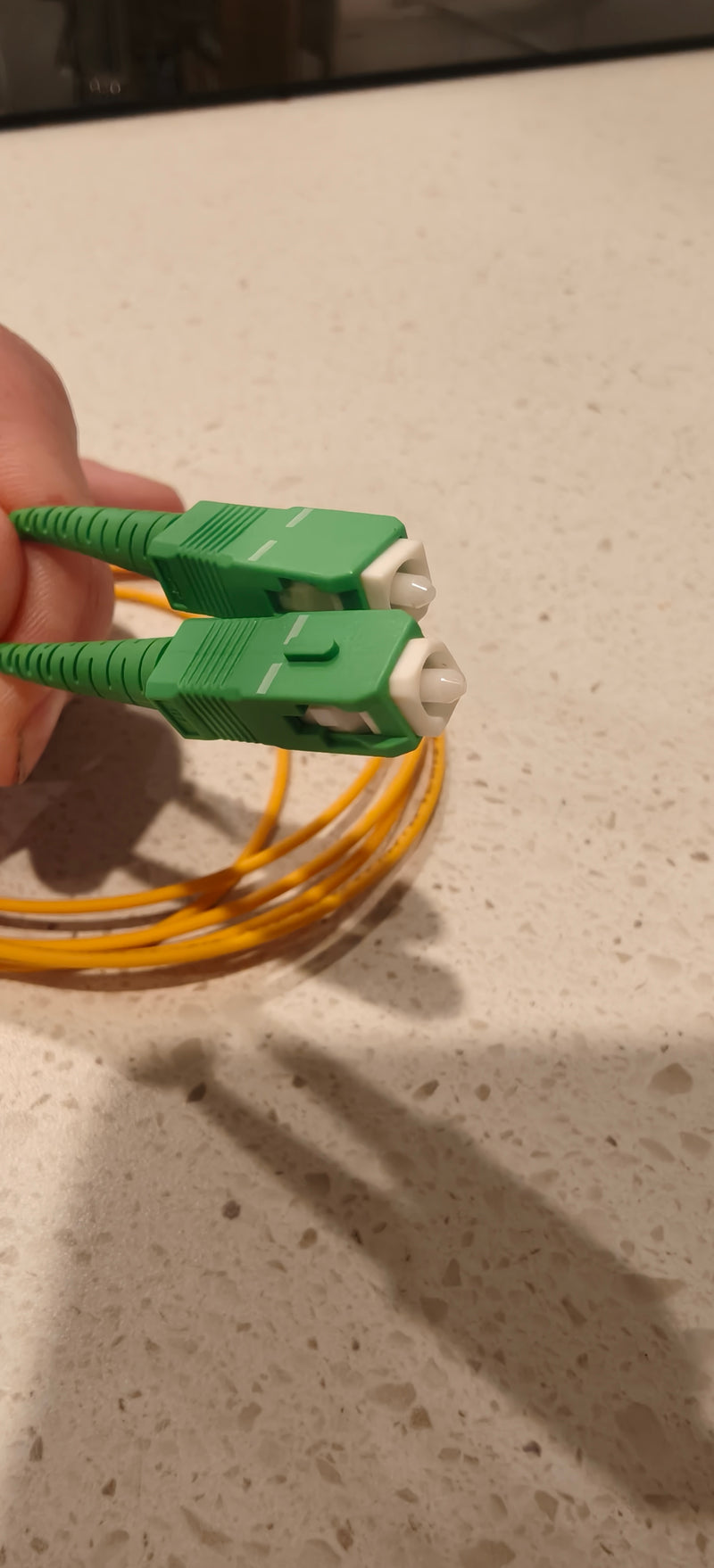 SC APC Fibre Optic patch cable SC/APC internet cable 1.5/2/3/5/10/20m