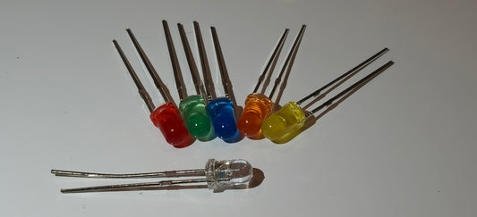 3mm LED THT various colors
