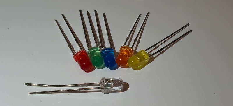 3mm LED THT various colors
