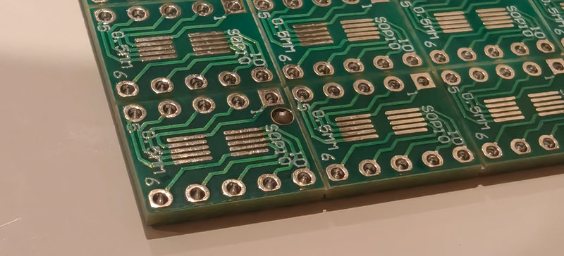 TSSOP-10 SOT23-10 UMAX10 0.5-0.95mm adapter board to Dip-10